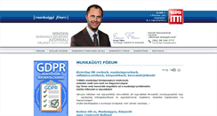 Desktop Screenshot of munkaugyiforum.hu